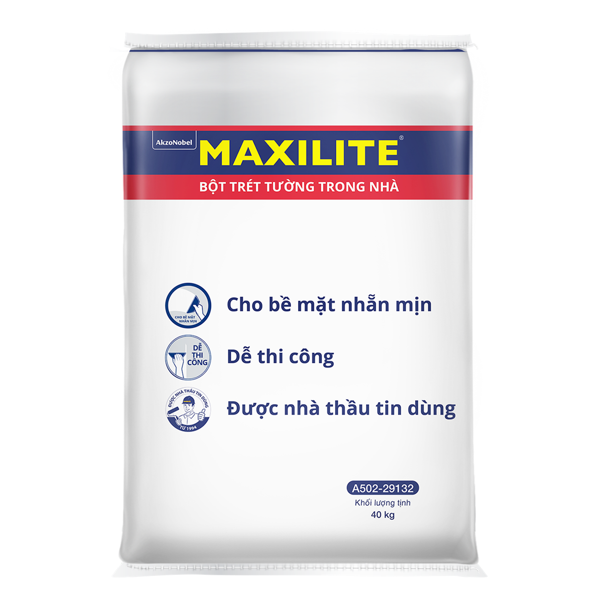 Bột trét Maxilite nội thất cao cấp